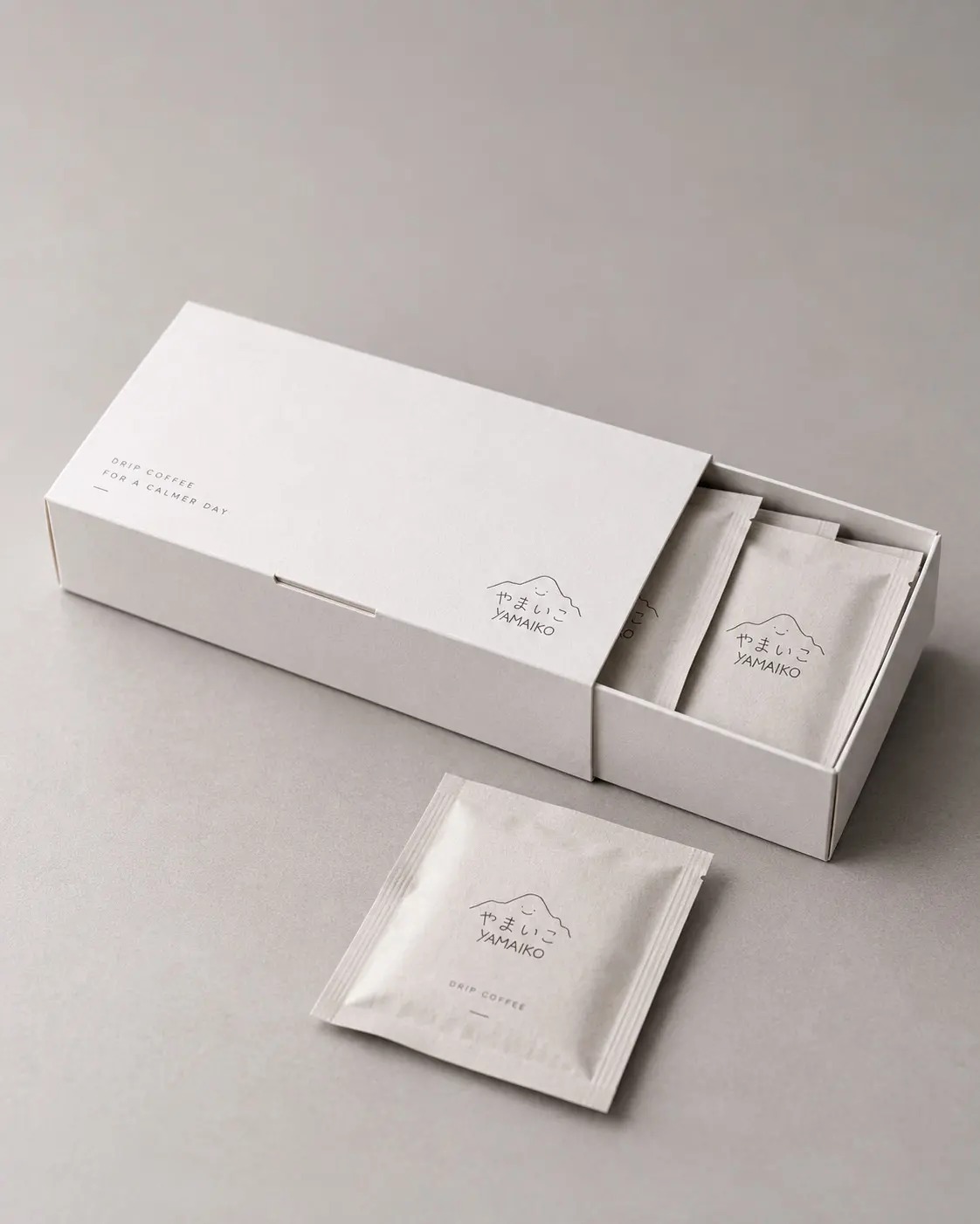 Seasonal coffee in individual YAMAIKO packs